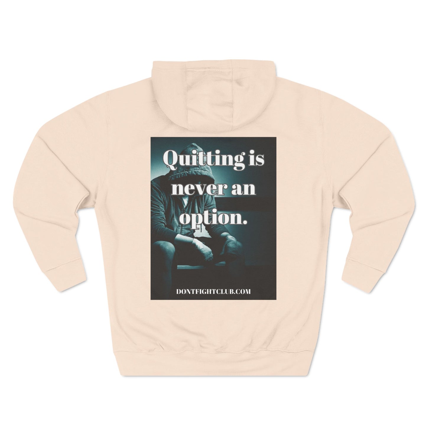 Three-Panel Fleece Hoodie