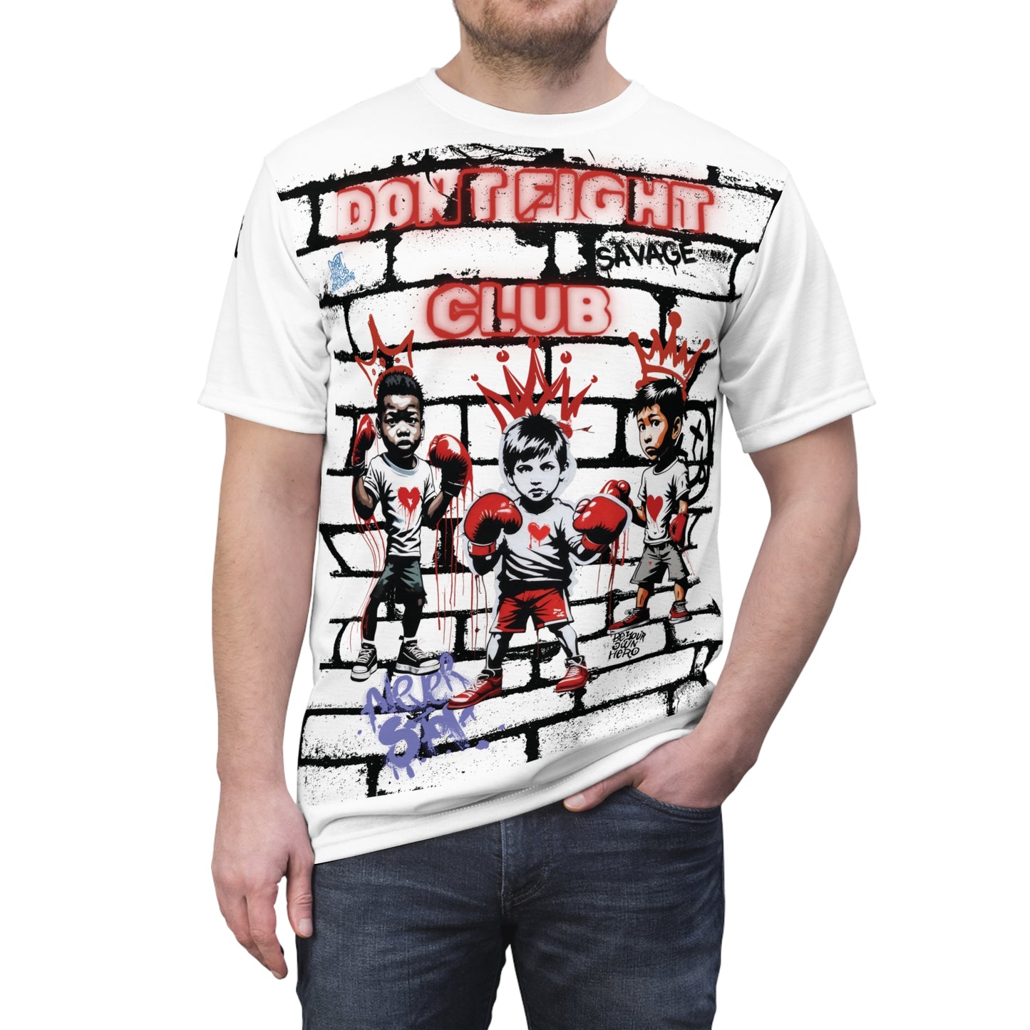 Kids Don't Fight - White shirt
