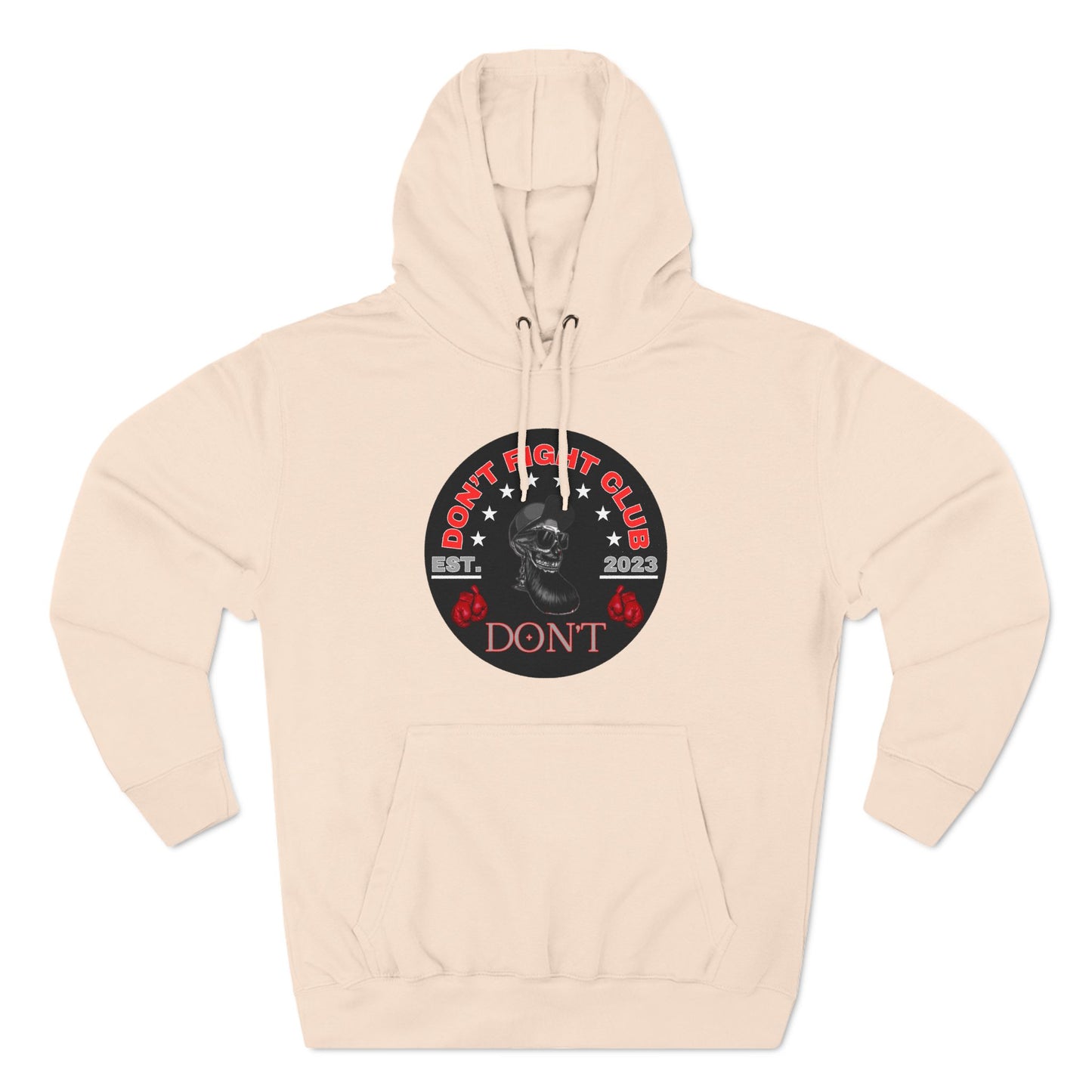 Three-Panel Fleece Hoodie