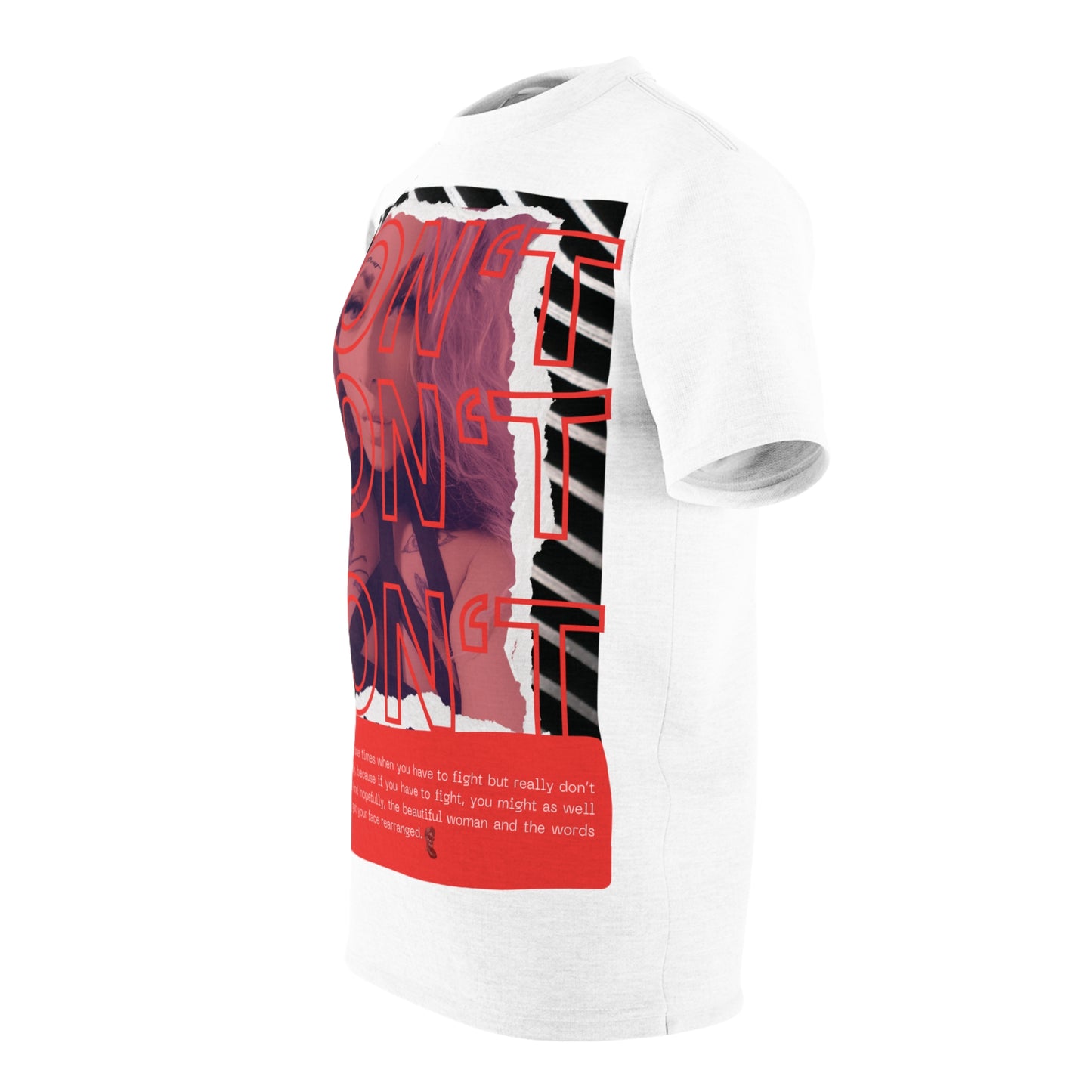 Don't Woman white tee