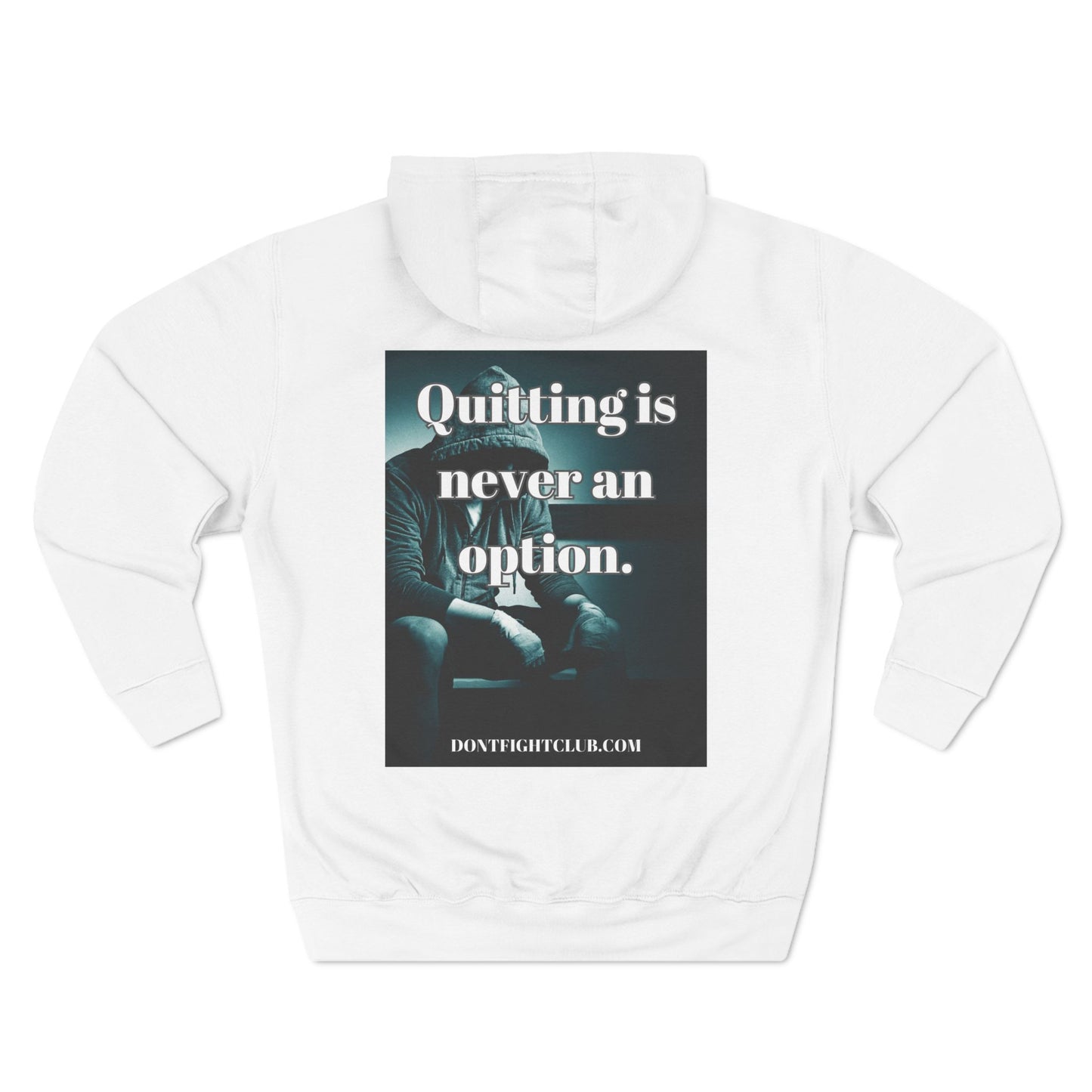 Three-Panel Fleece Hoodie
