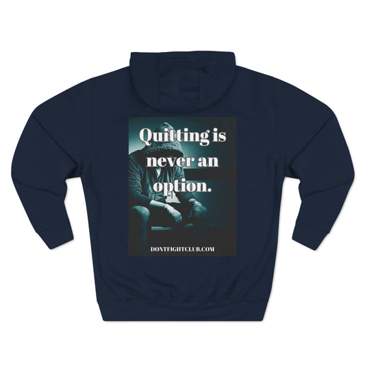 Three-Panel Fleece Hoodie
