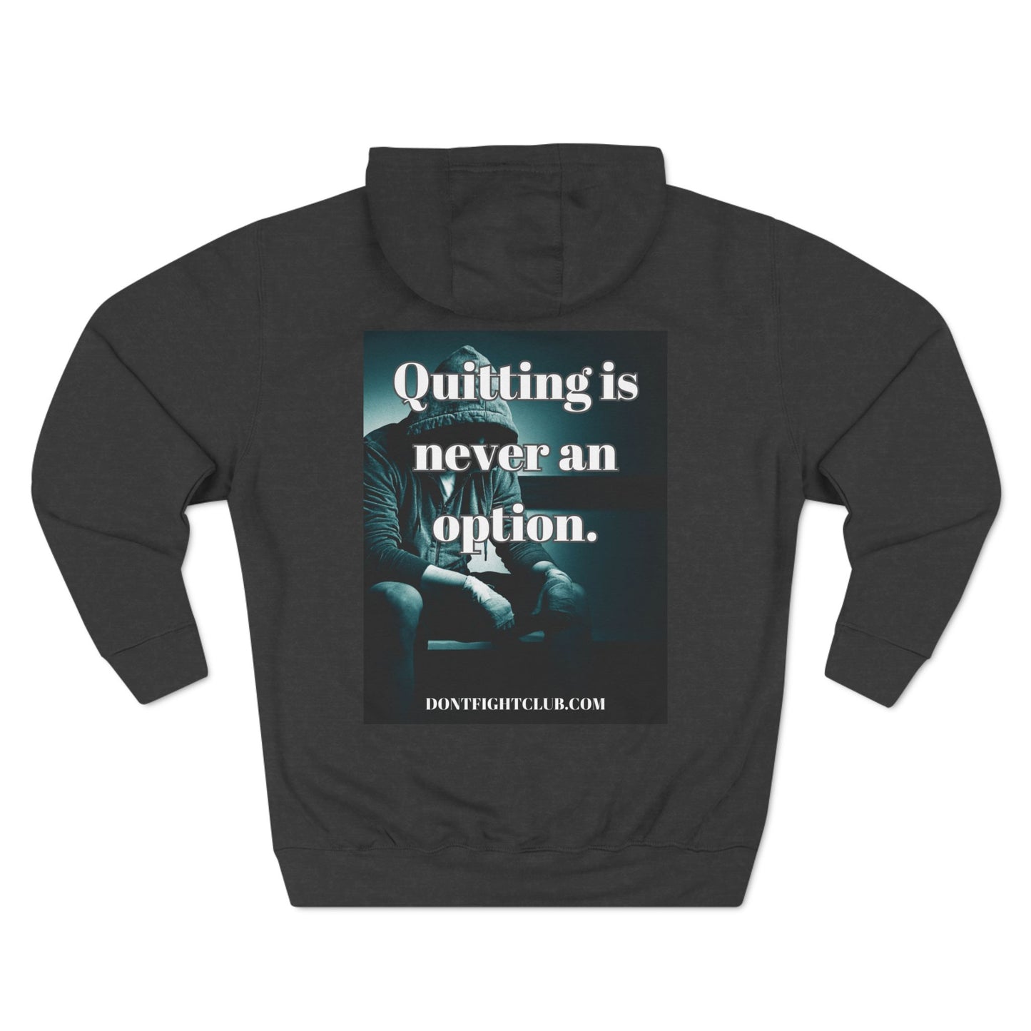 Three-Panel Fleece Hoodie