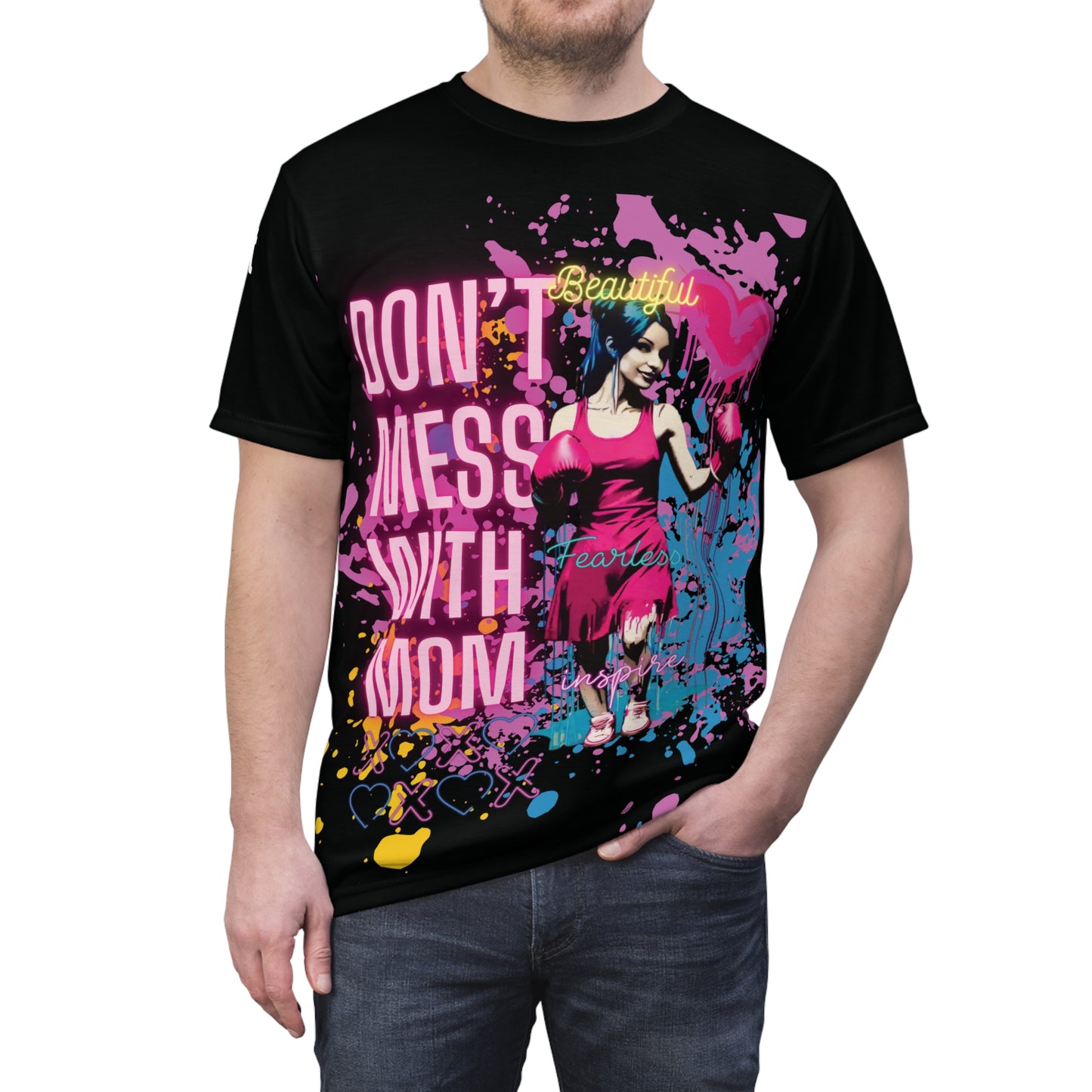 Don't Mess With Mom - Black shirt