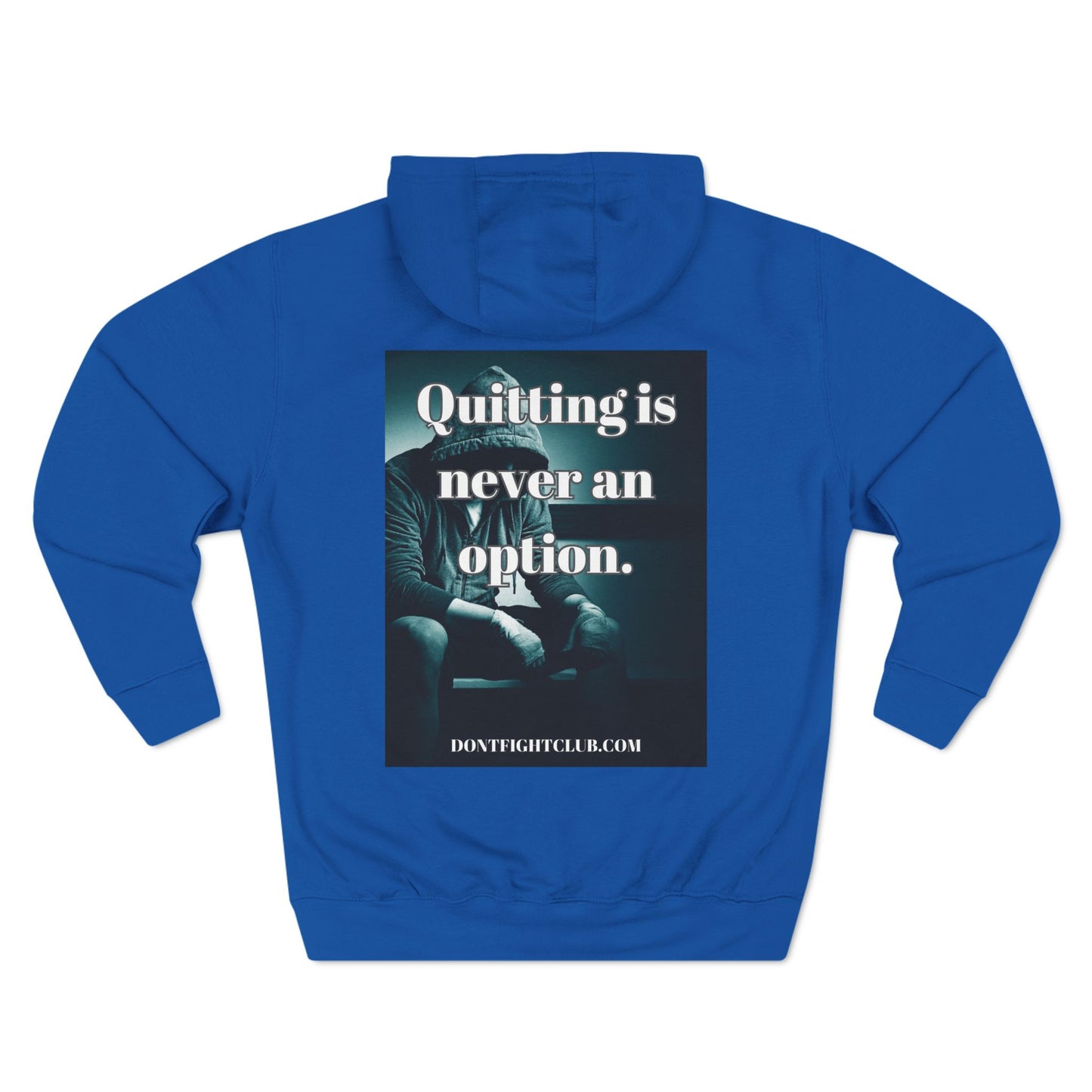Three-Panel Fleece Hoodie