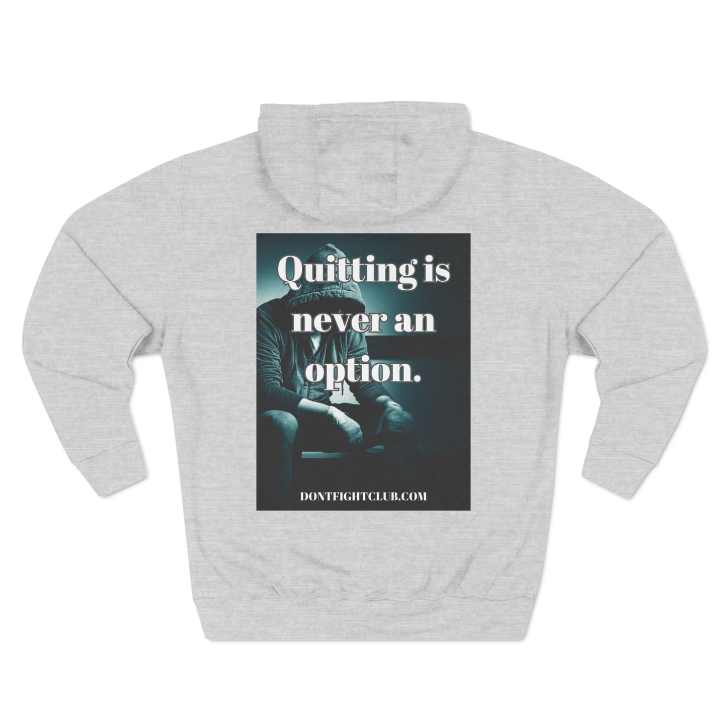 Three-Panel Fleece Hoodie