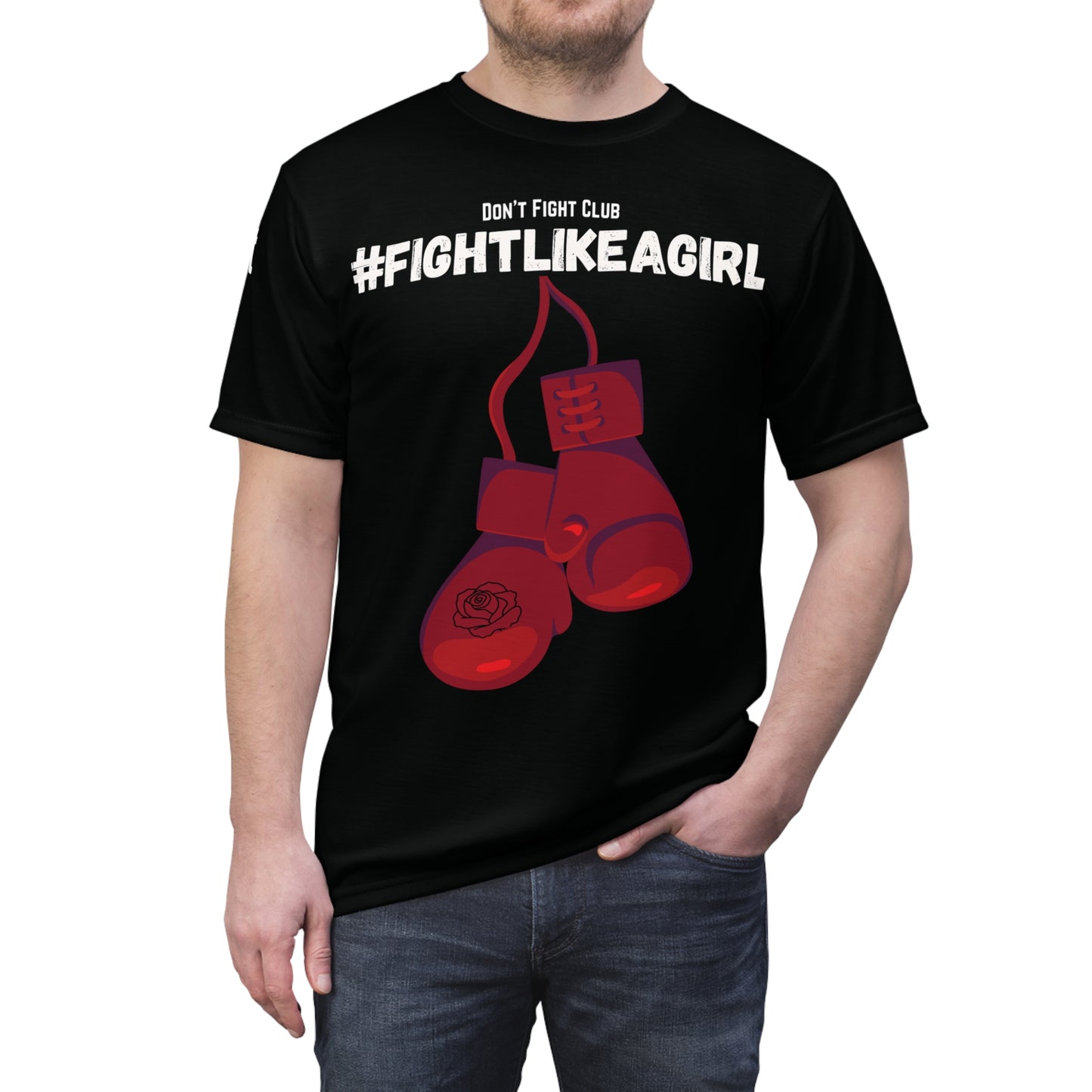 Fight Like A Girl - Black shirt