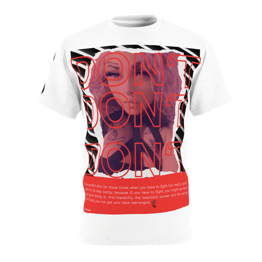 Don't Woman white tee