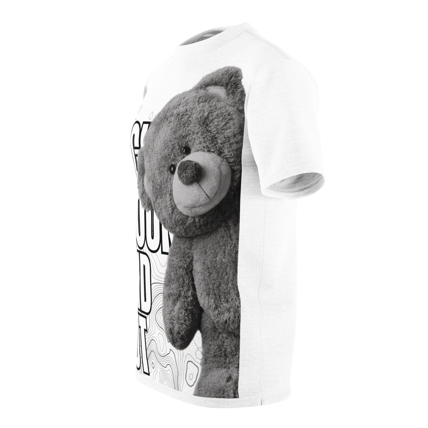 F.A.F.O Bear- White shirt